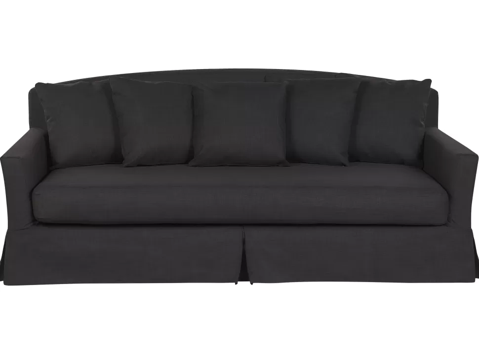 Sofas>Beliani 3 Seater Fabric Sofa Black Gilja