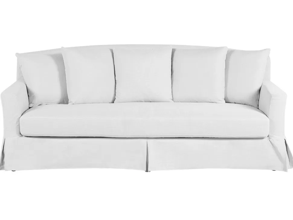 Sofas>Beliani 3 Seater Fabric Sofa White Gilja