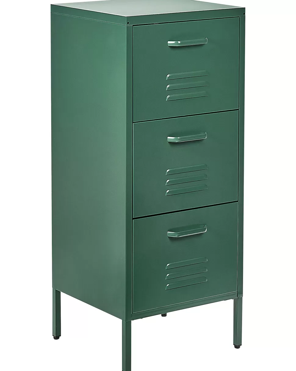 Cheap Beliani Aktenschrank Grun Wostok