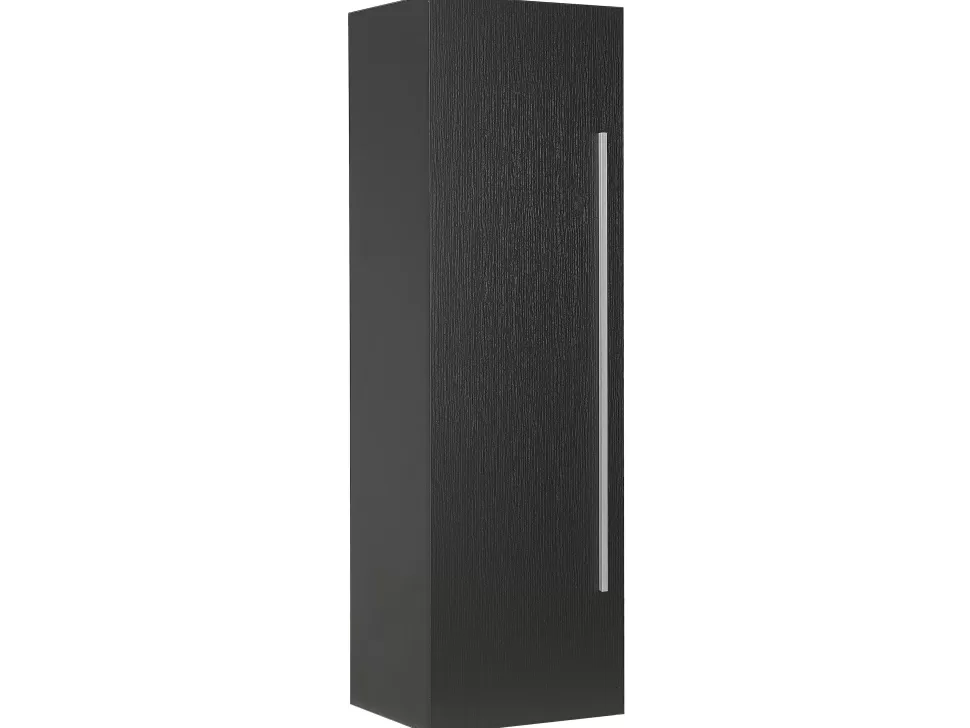 Cheap Beliani Bad Hangeschrank Schwarz Mataro