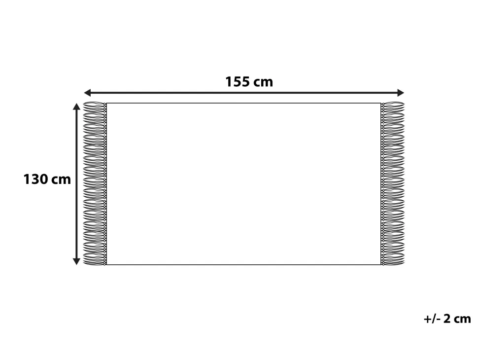 Clearance Beliani Decke Baumwolle Dunkelblau 130 X 150 Cm Nemli