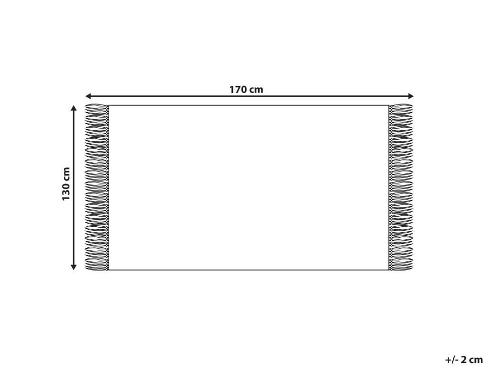 Heimtextilien>Beliani Decke Blau / Grun 130 X 170 Cm Paire