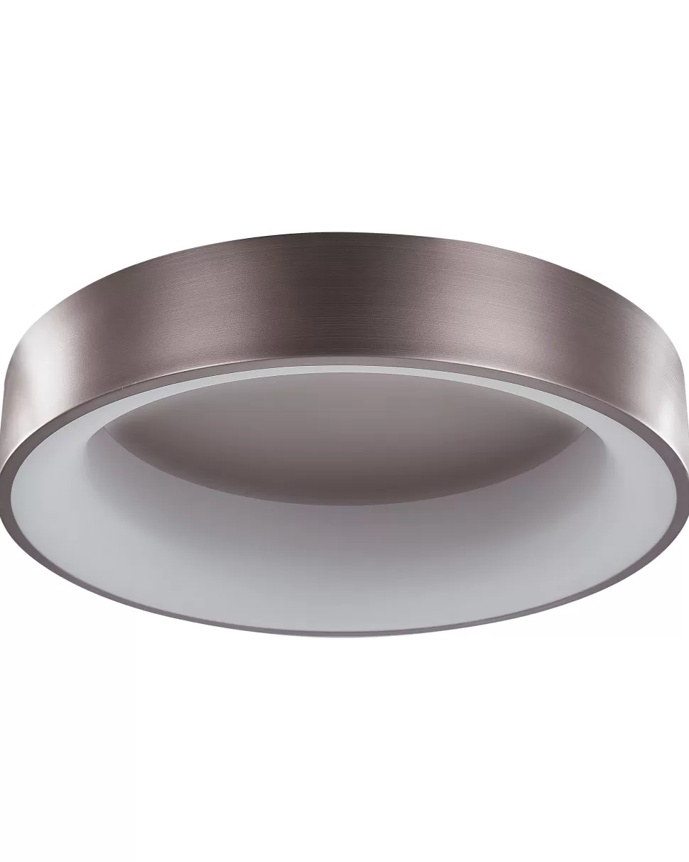 Best Beliani Deckenleuchte Led Hellbraun Ringform Dawei