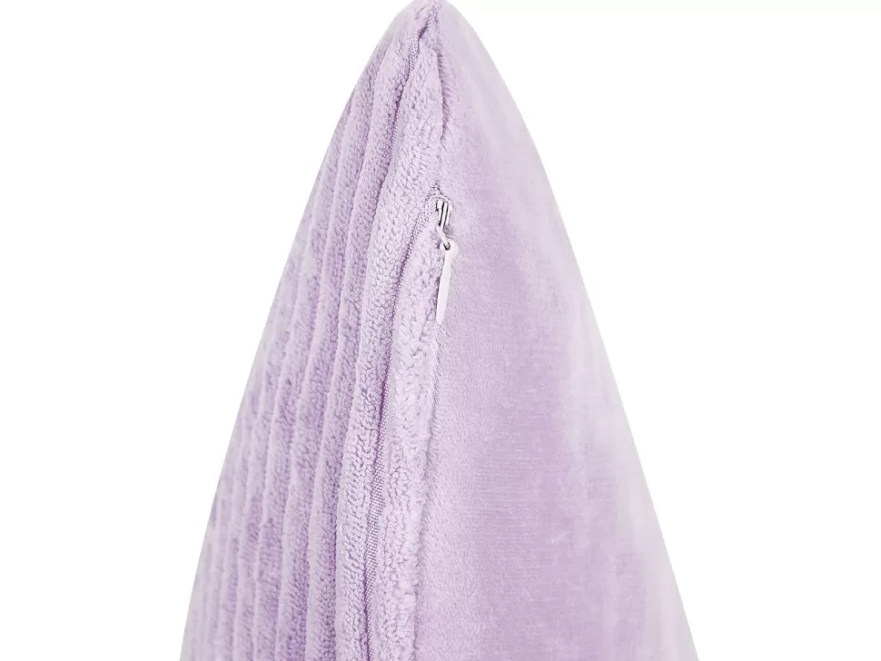 Clearance Beliani Dekokissen Cord Violett 43 X 43 Cm 2Er Set Millet