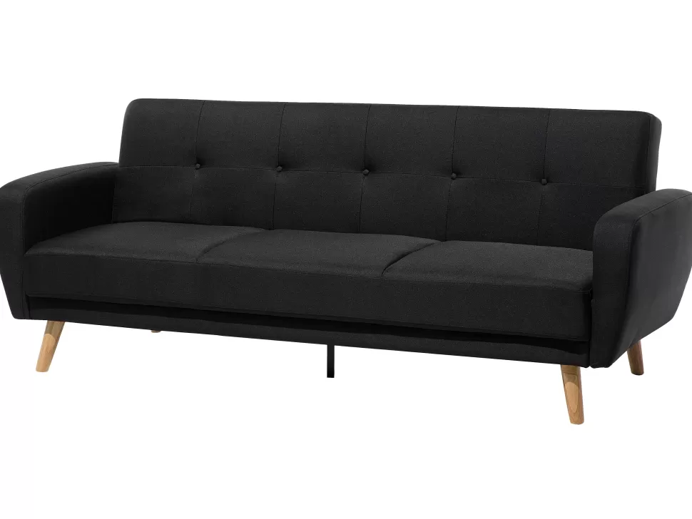 Sofas>Beliani Fabric Living Room Set Black Florli