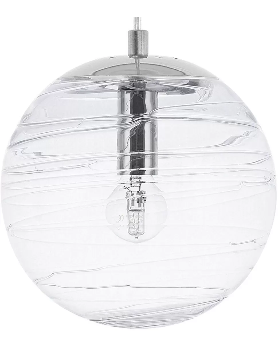 Cheap Beliani Hangeleuchte Glas Transparent Kugelform Mirna