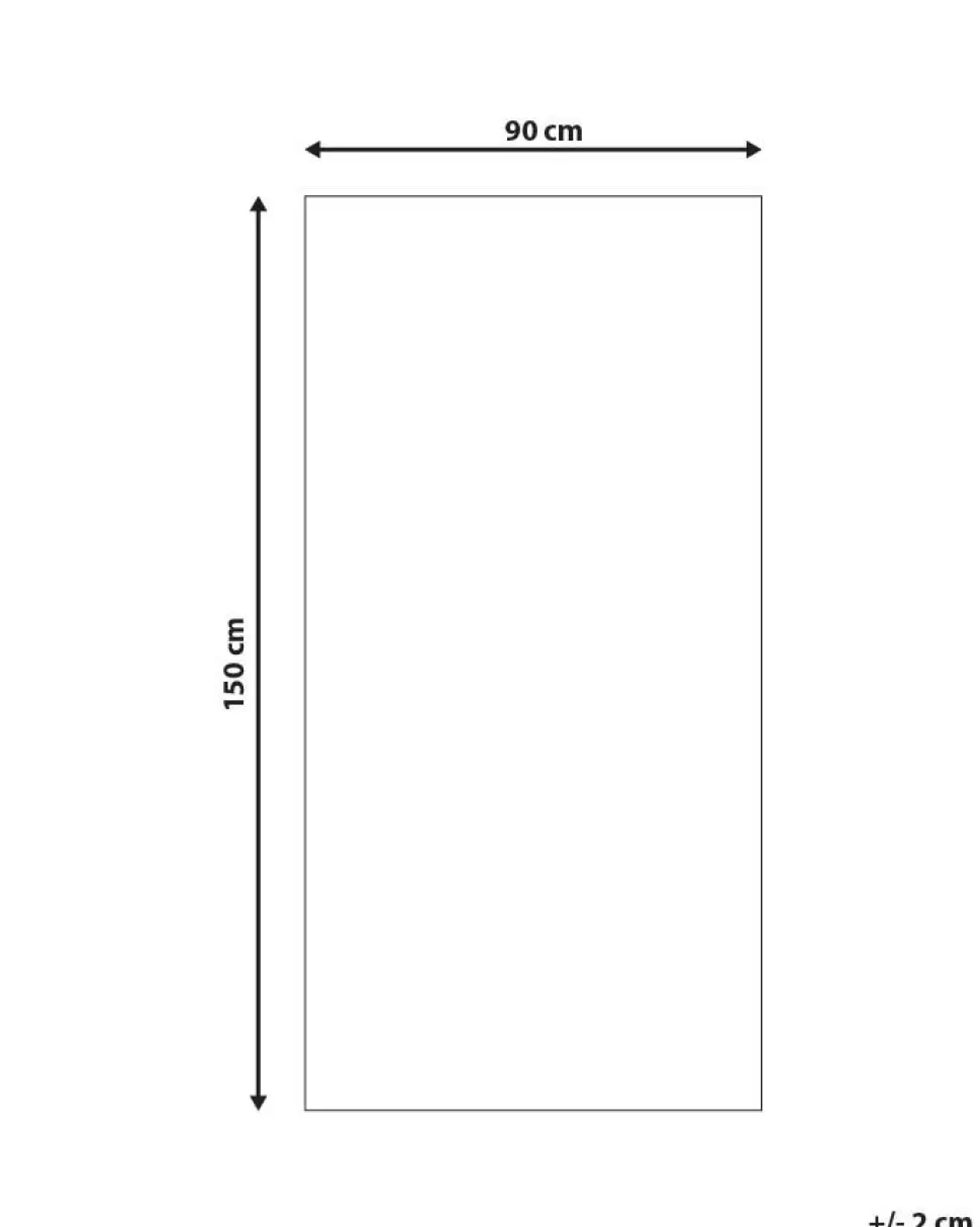 Fashion Beliani Outdoor Teppich Hellgrau 90 X 150 Cm Geometrisches Muster Kurzflor Sikar