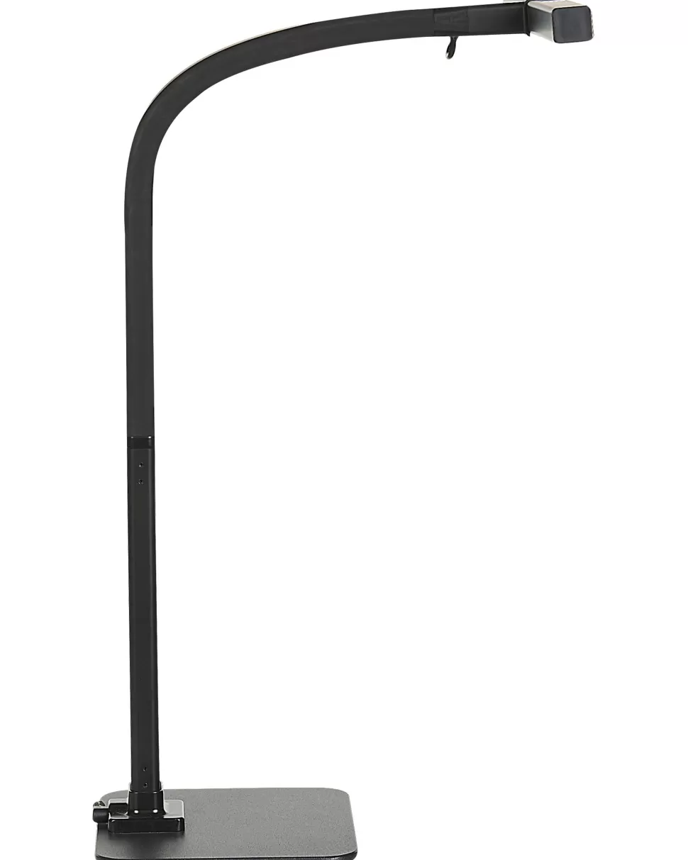 Shop Beliani Schreibtischlampe Led Schwarz 48 Cm Rechteckig Verstellbar Kouris