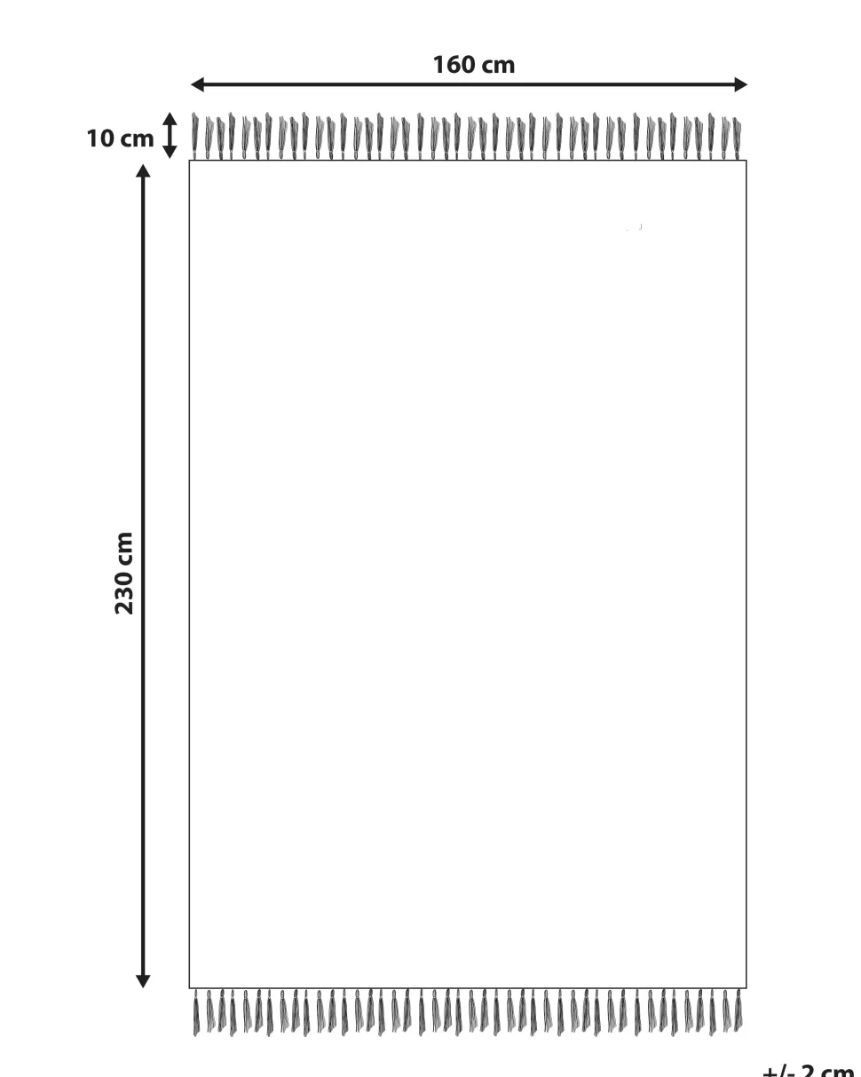 Teppiche>Beliani Teppich Hellgrun 160 X 230 Cm Kurzflor Malhia