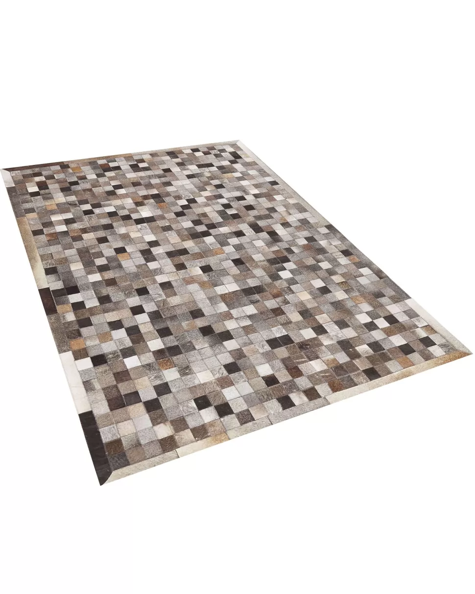 Flash Sale Beliani Teppich Kuhfell Mehrfarbig 160 X 230 Cm Patchwork Kurzflor Armutlu