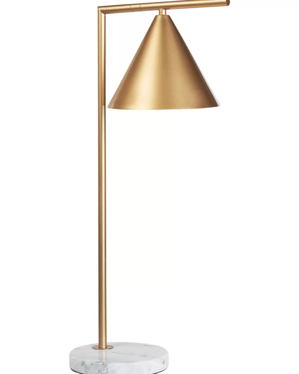 Shop Beliani Tischlampe Gold 65 Cm Kegelform Mocal