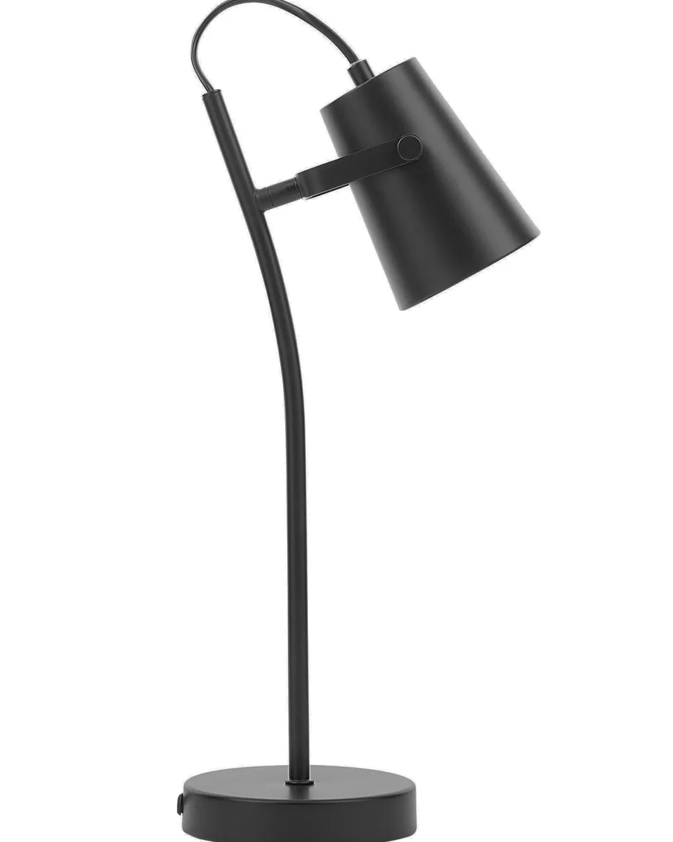 Flash Sale Beliani Tischlampe Schwarz 39 Cm Rund Flint