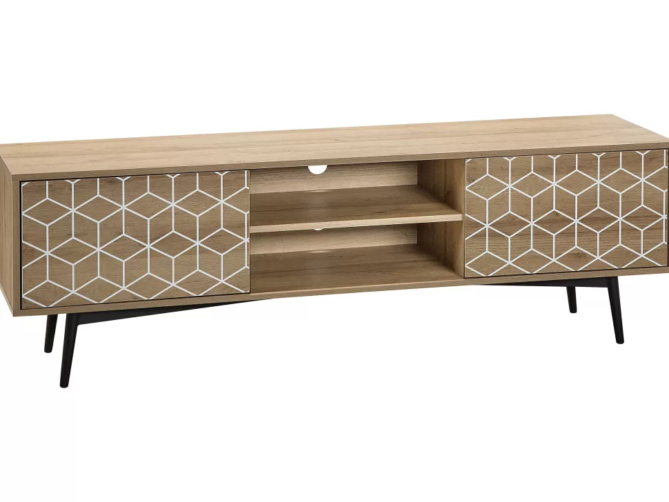 Discount Beliani Tv-Mobel Heller Holzfarbton 160 X 40 X 50 Cm Torvi