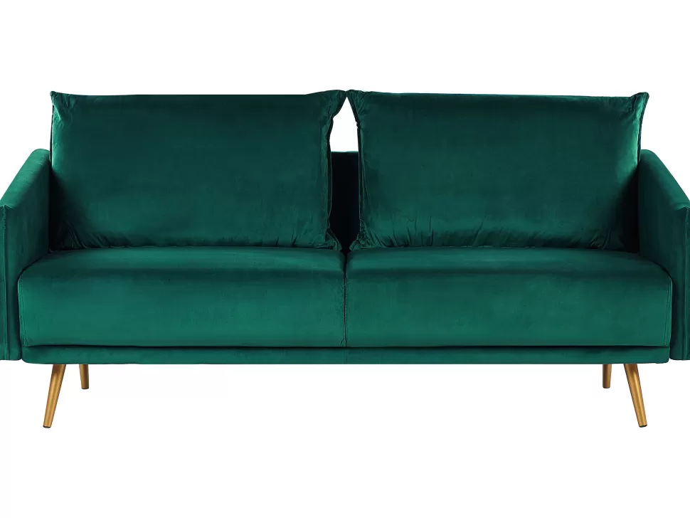 Sofas>Beliani Velvet Sofa Set Emerald Green Maura