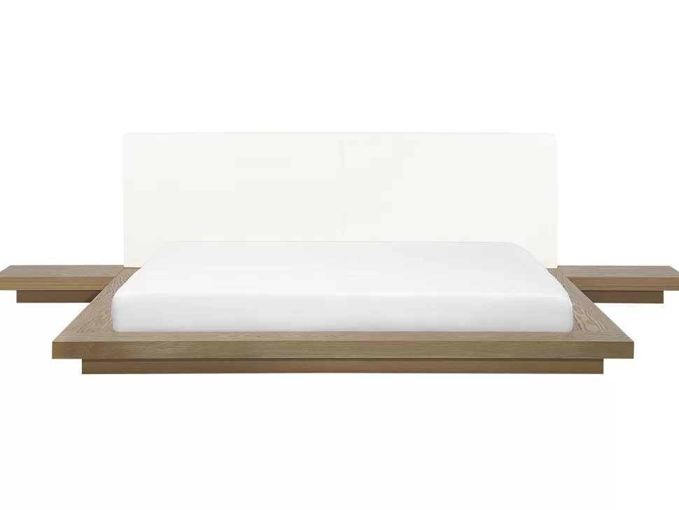 Fashion Beliani Wasserbett Hellbraun 180 X 200 Cm Zen