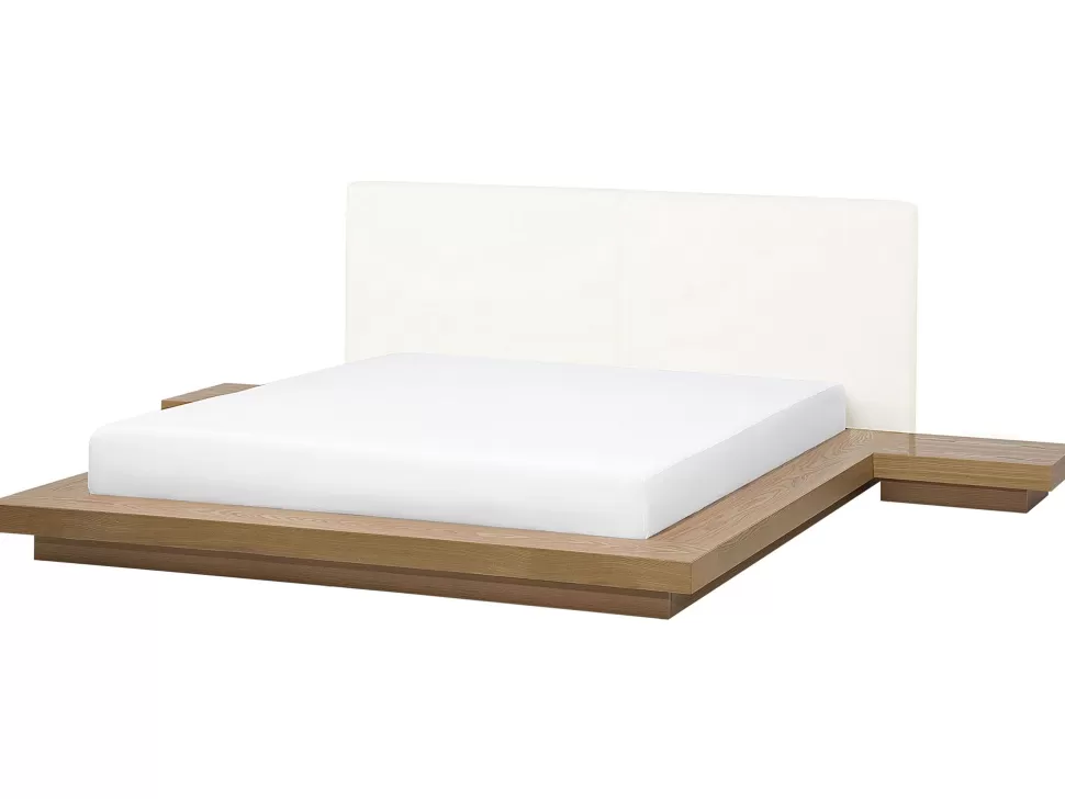 Fashion Beliani Wasserbett Hellbraun 180 X 200 Cm Zen